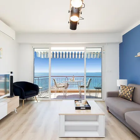 Juan Les Pins Vue Sur Lazur Appartamento Antibes