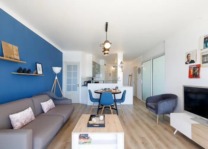 Juan Les Pins Vue Sur Lazur Appartamento Antibes